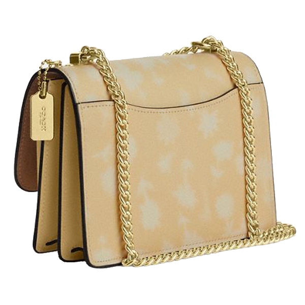 Coach Mini Klare Crossbody Bag With Floral Print Washed Yellow # CDW81