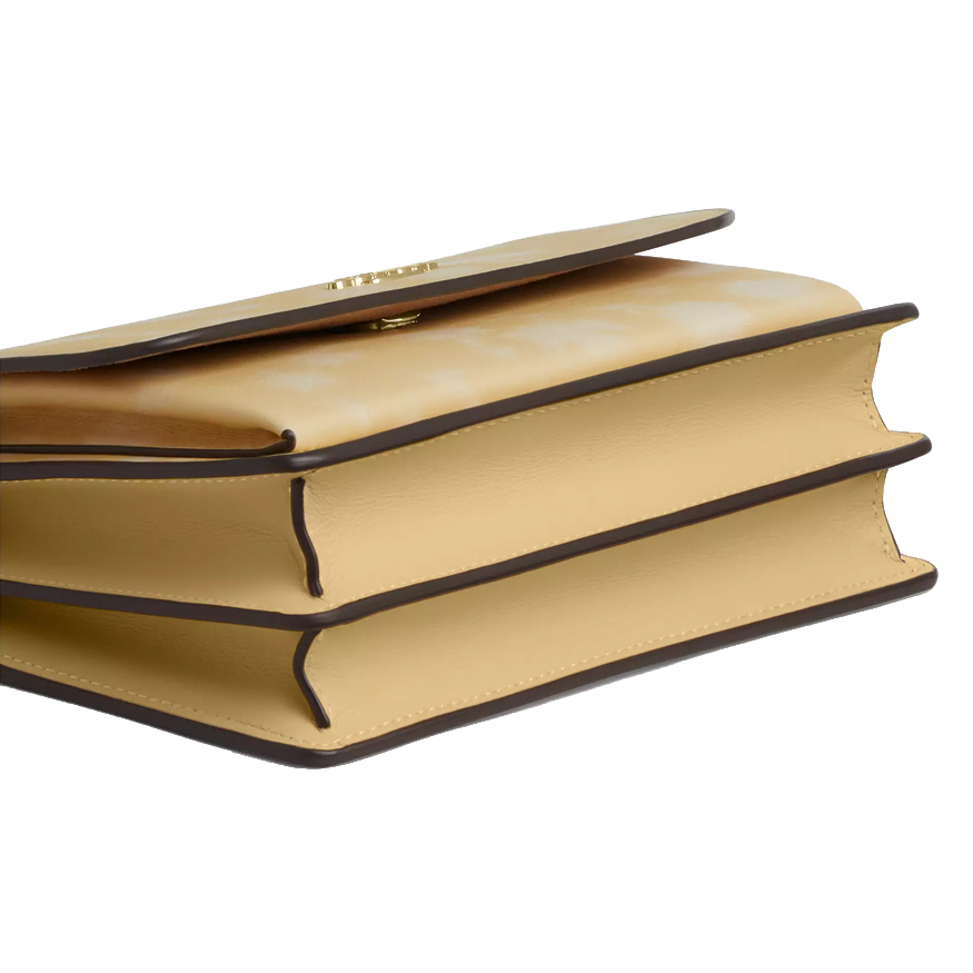 Coach Mini Klare Crossbody Bag With Floral Print Washed Yellow # CDW81