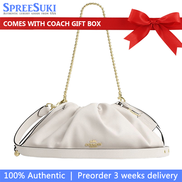 Coach Faye Large Shoulder Bag Chalk White # CCE68