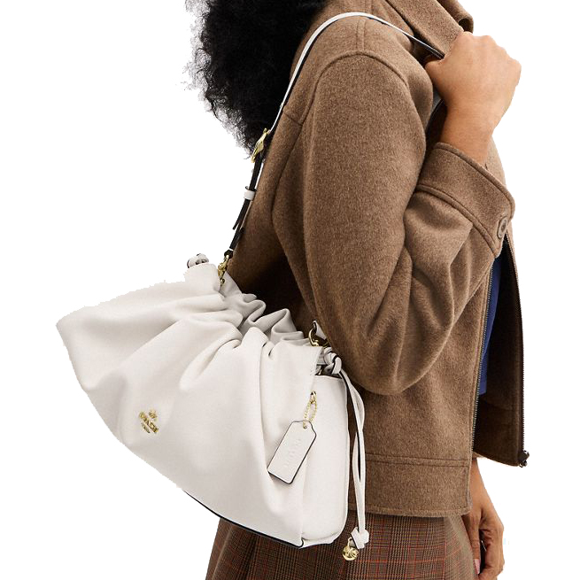 Coach Faye Large Shoulder Bag Chalk White # CCE68