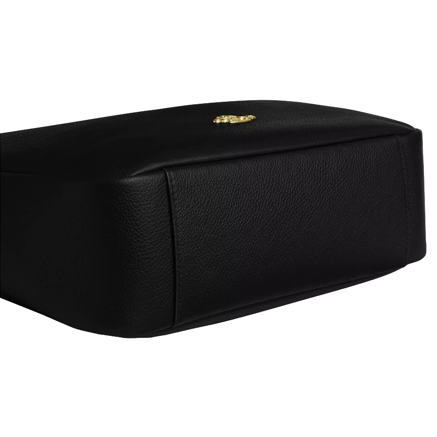 Coach Hadley Large Shoulder Bag Black # CCD65