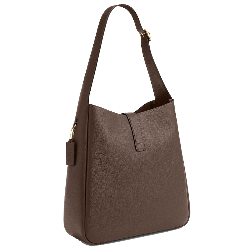 Coach Hadley Large Shoulder Bag Dark Stone Dark Grey # CCD65