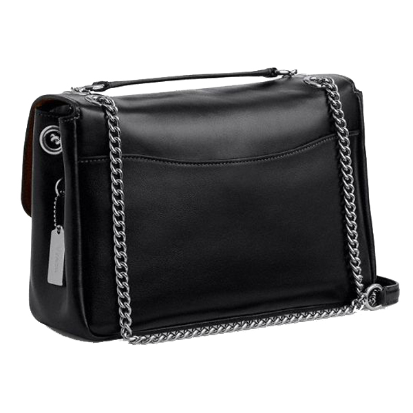 Coach Elodie Crossbody Bag Silver Black # CCF09