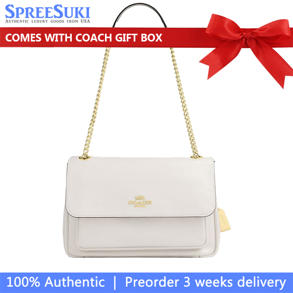 Coach Elodie Crossbody Bag Chalk White # CCF09