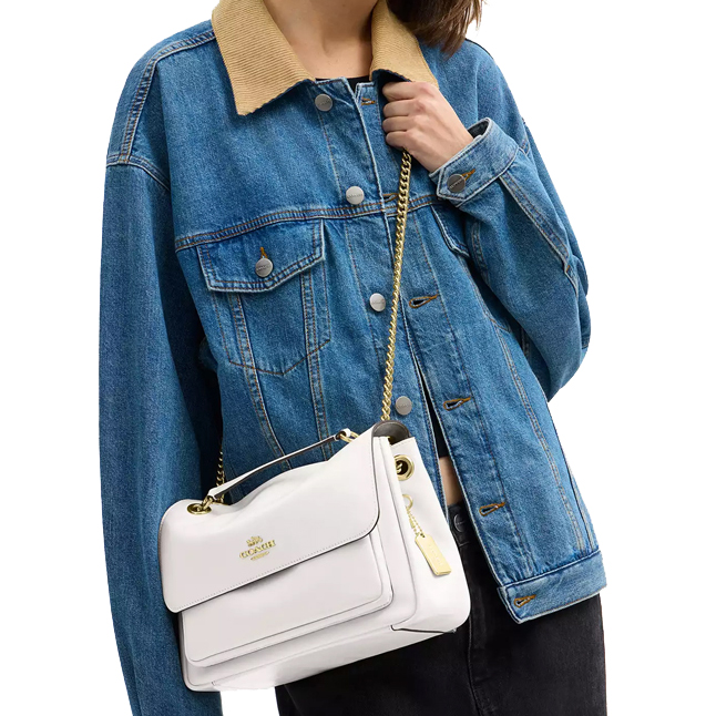 Coach Elodie Crossbody Bag Chalk White # CCF09