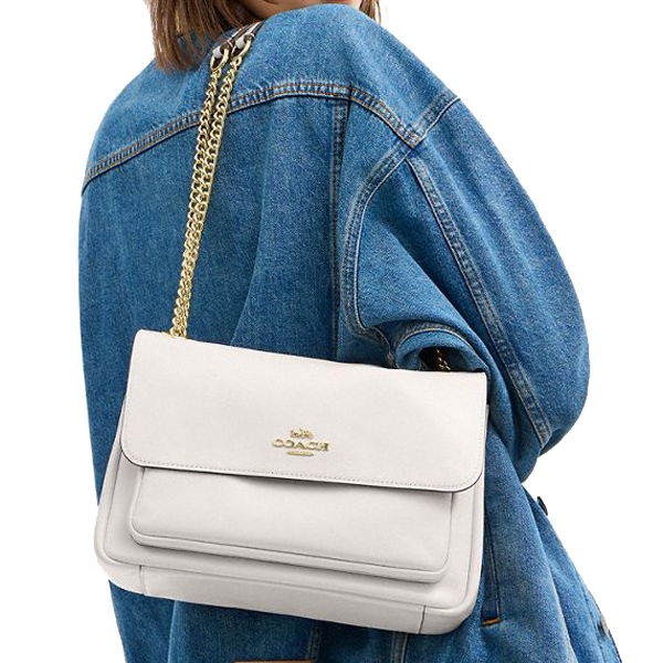 Coach Elodie Crossbody Bag Chalk White # CCF09