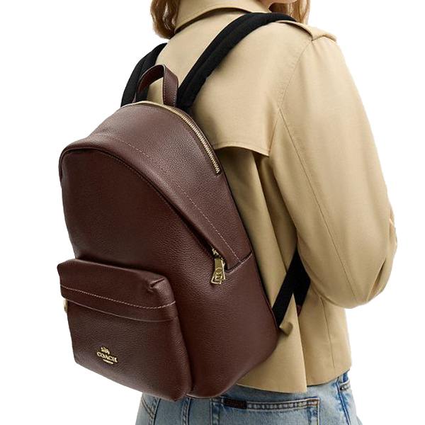 Coach Taylor Small Backpack Maple Dark Red # CDW78