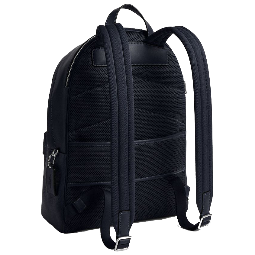 Coach Taylor Backpack In Ombre Signature Canvas Silver Blue # CDX84