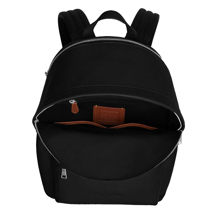 Coach Taylor Backpack Silver Black # CDX93