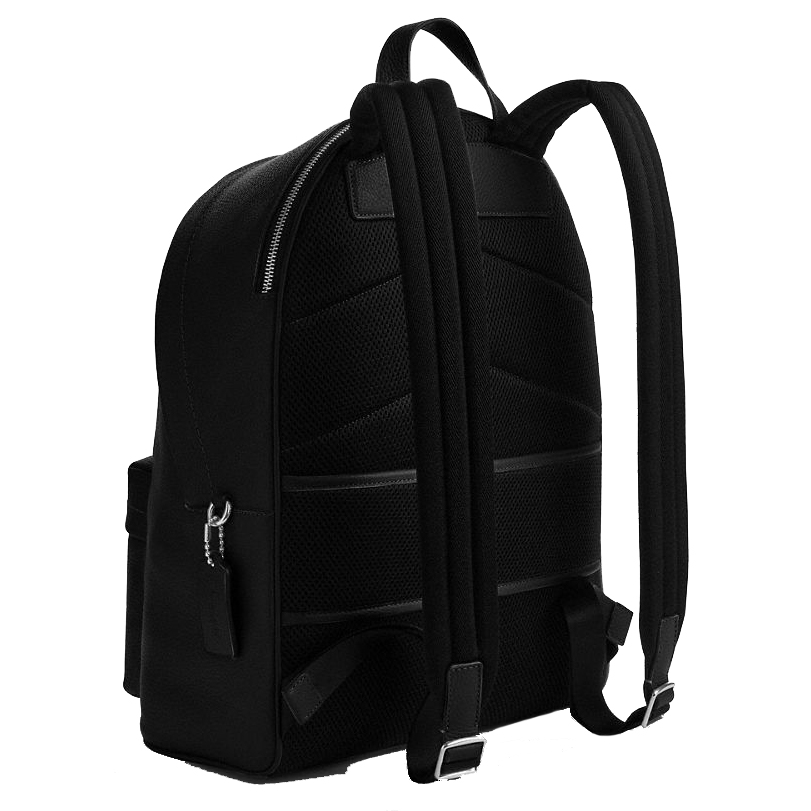 Coach Taylor Backpack Silver Black # CDX93