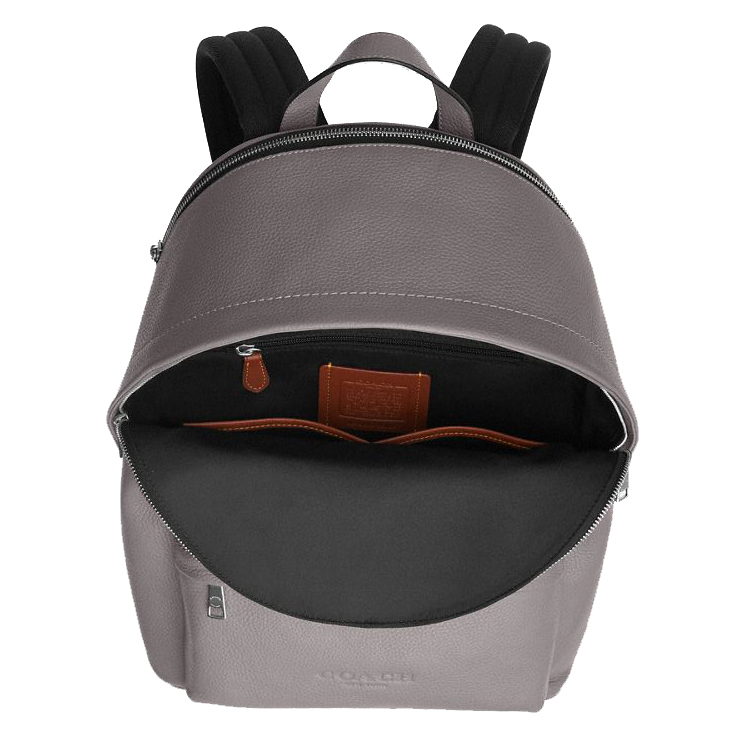 Coach Taylor Backpack Silver Graphite Grey # CDX93