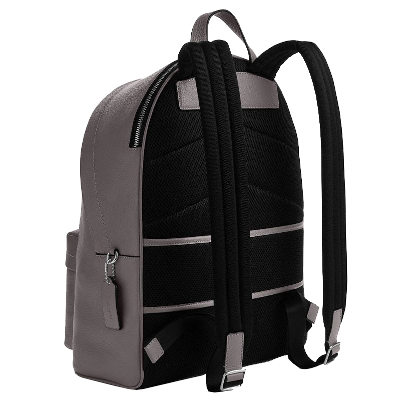Coach Taylor Backpack Silver Graphite Grey # CDX93