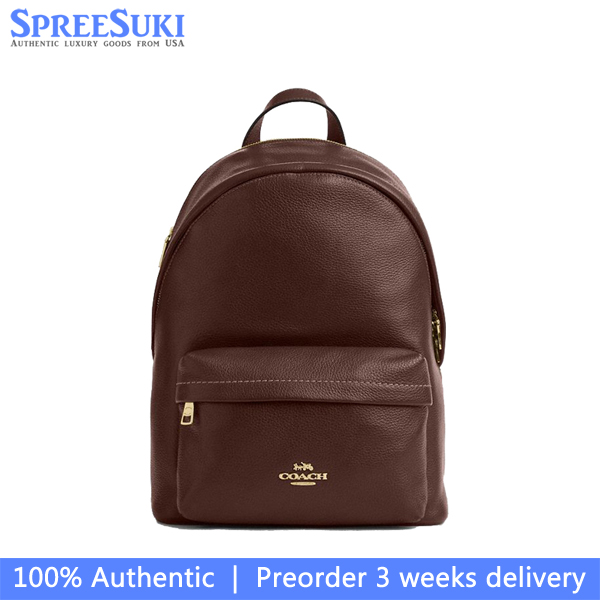 Coach Taylor Small Backpack Maple Dark Red # CDW78