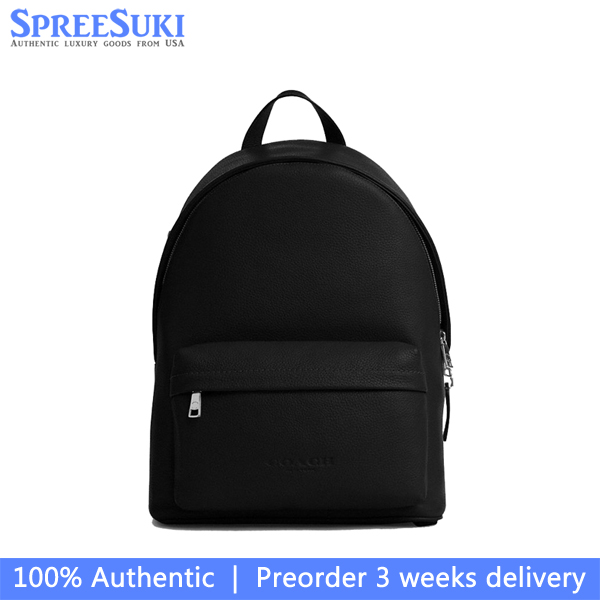 Coach Taylor Backpack Silver Black # CDX93