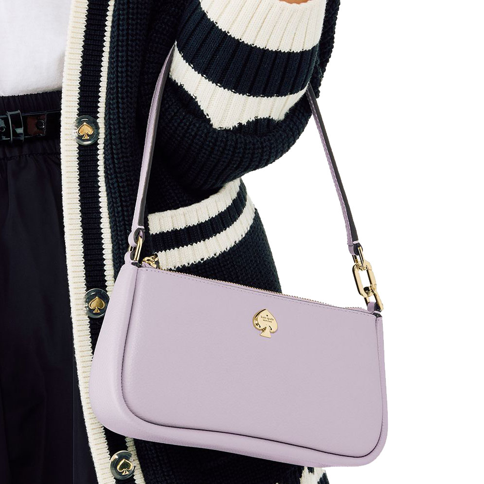 Kate Spade Kayla Convertible Wristlet Light Frozen Lilac Light Purple # KK057D1
