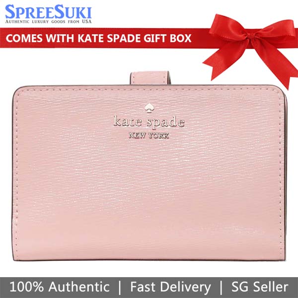 Kate Spade Madison Medium Bifold Wallet Tutu Pink Light pink # KN227