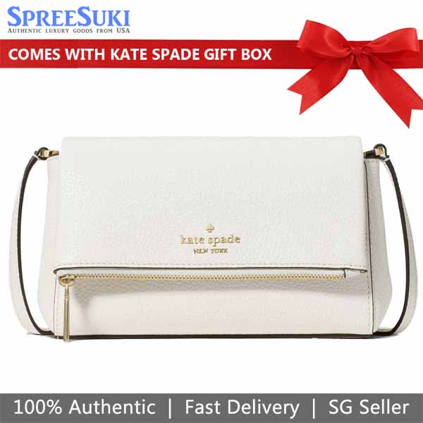 Kate Spade Leila Mini Crossbody Meringue Off White # KE487