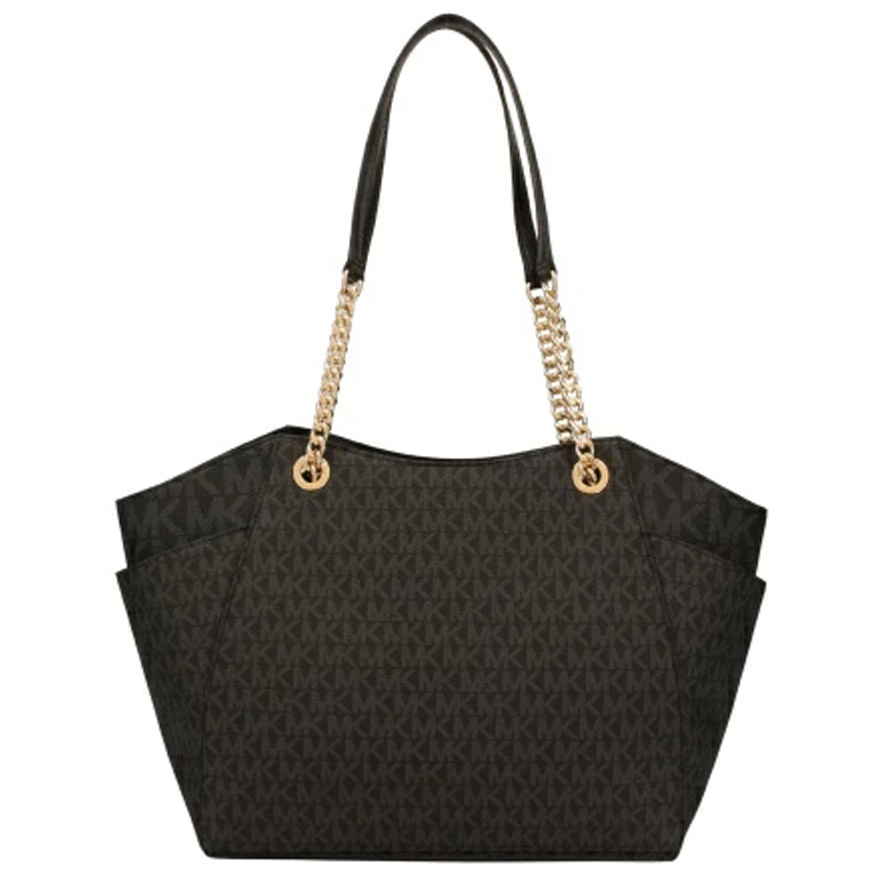 Michael Kors Jet Set Travel Large Chain Shoulder Tote Black # 35S4GTVT3B