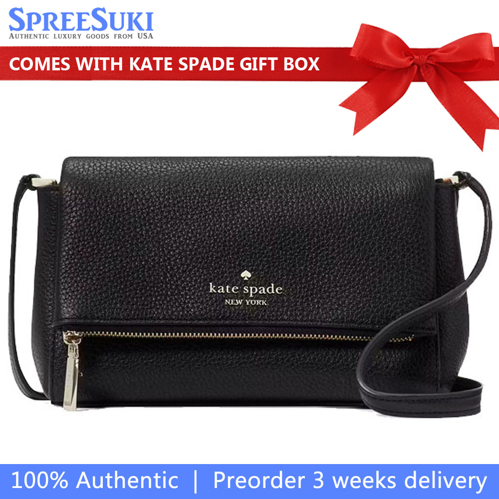 Kate Spade Leila Mini Crossbody Black # KE487