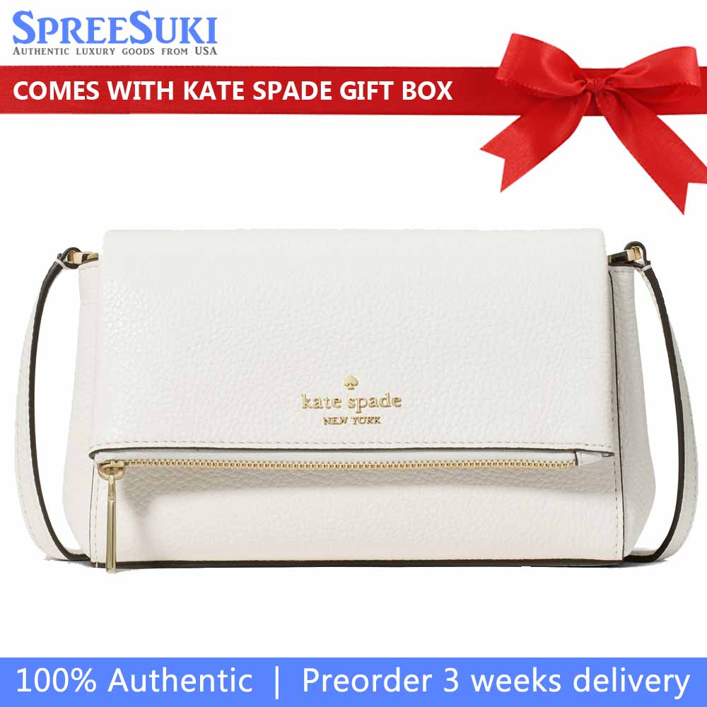 Kate Spade Leila Mini Crossbody Parchment Off White # KE487