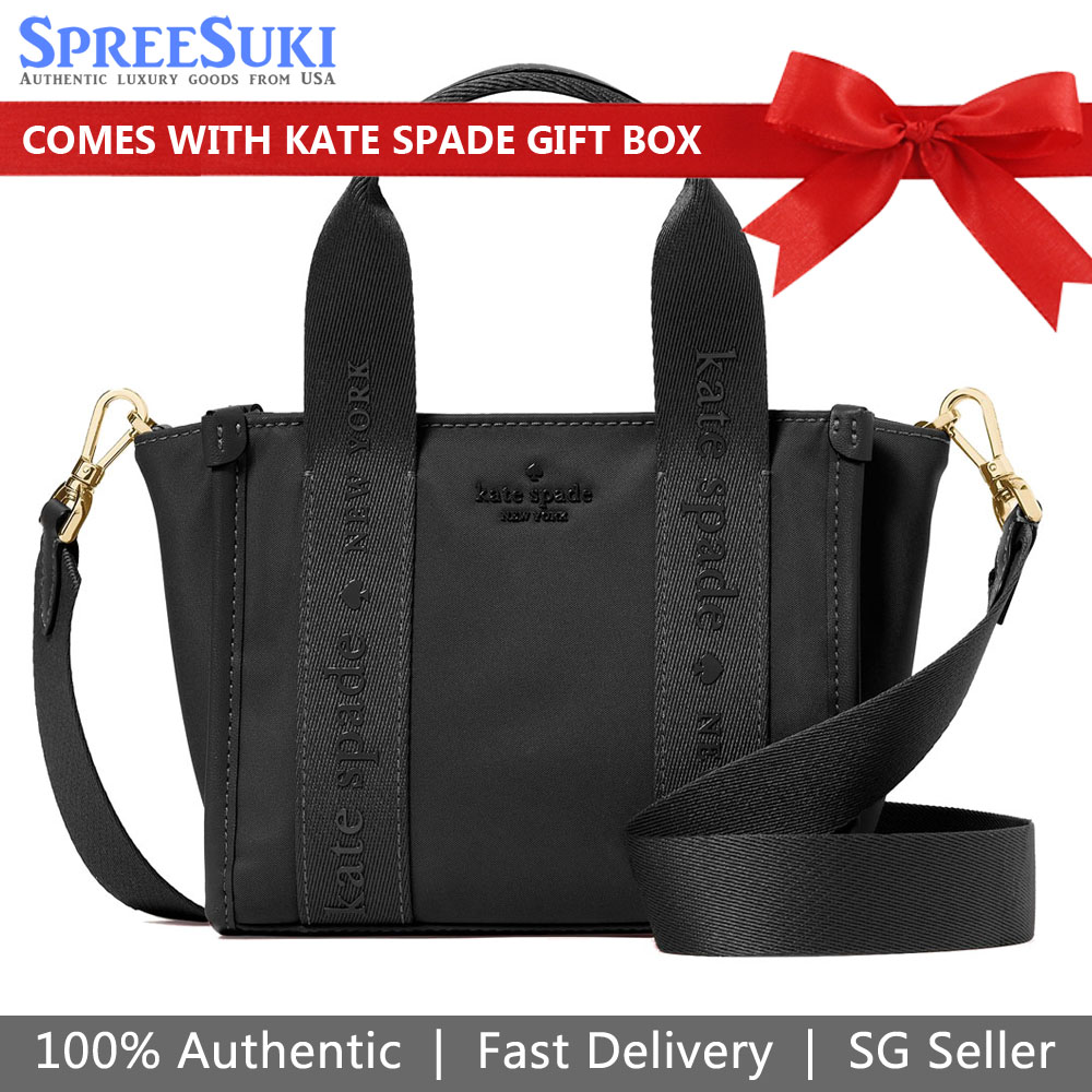 Kate Spade Kip Nylon Mini Tote Black # KL933