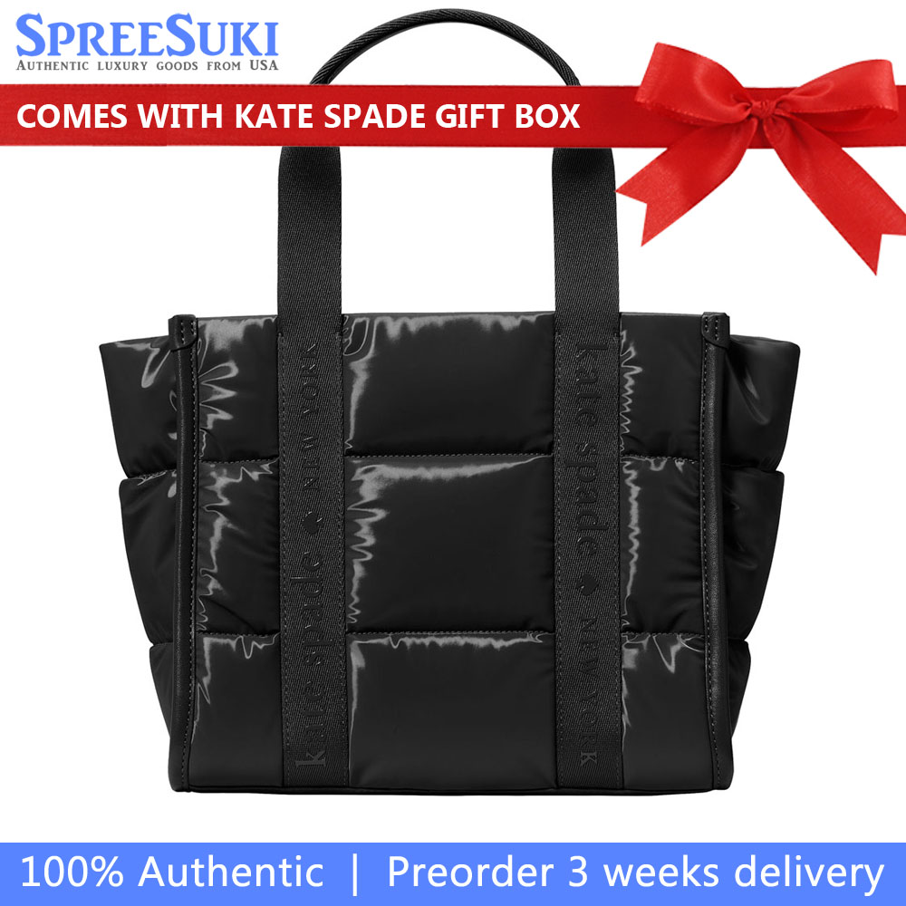 Kate Spade Kip Puffy Small Tote Black # KM669