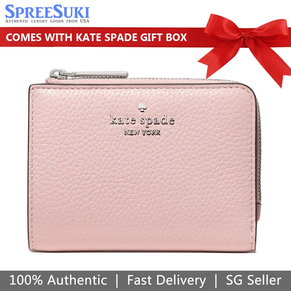 Kate Spade Lena Small L-Zip Wallet Tutu Pink Light pink # KL842