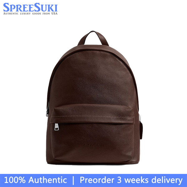 Coach Taylor Backpack Silver Maple Dark Red # CDX93