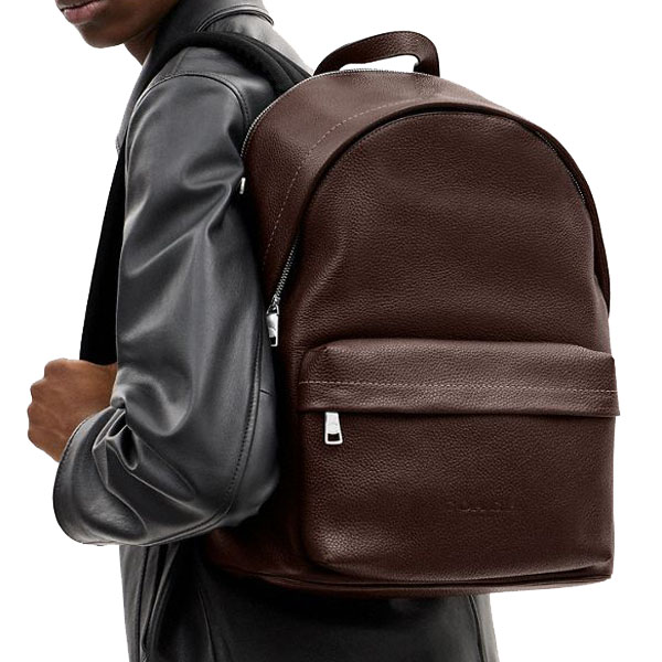 Coach Taylor Backpack Silver Maple Dark Red # CDX93