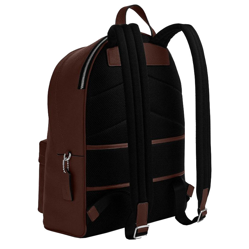 Coach Taylor Backpack Silver Maple Dark Red # CDX93