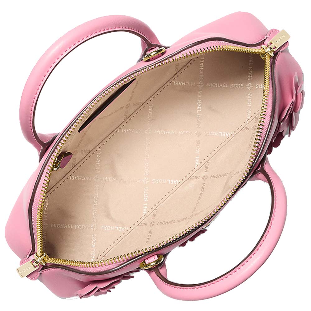 Michael Kors Petra Small Floral Embellished Crossbody Bag Carnation Pink # 35S6G2PC1V