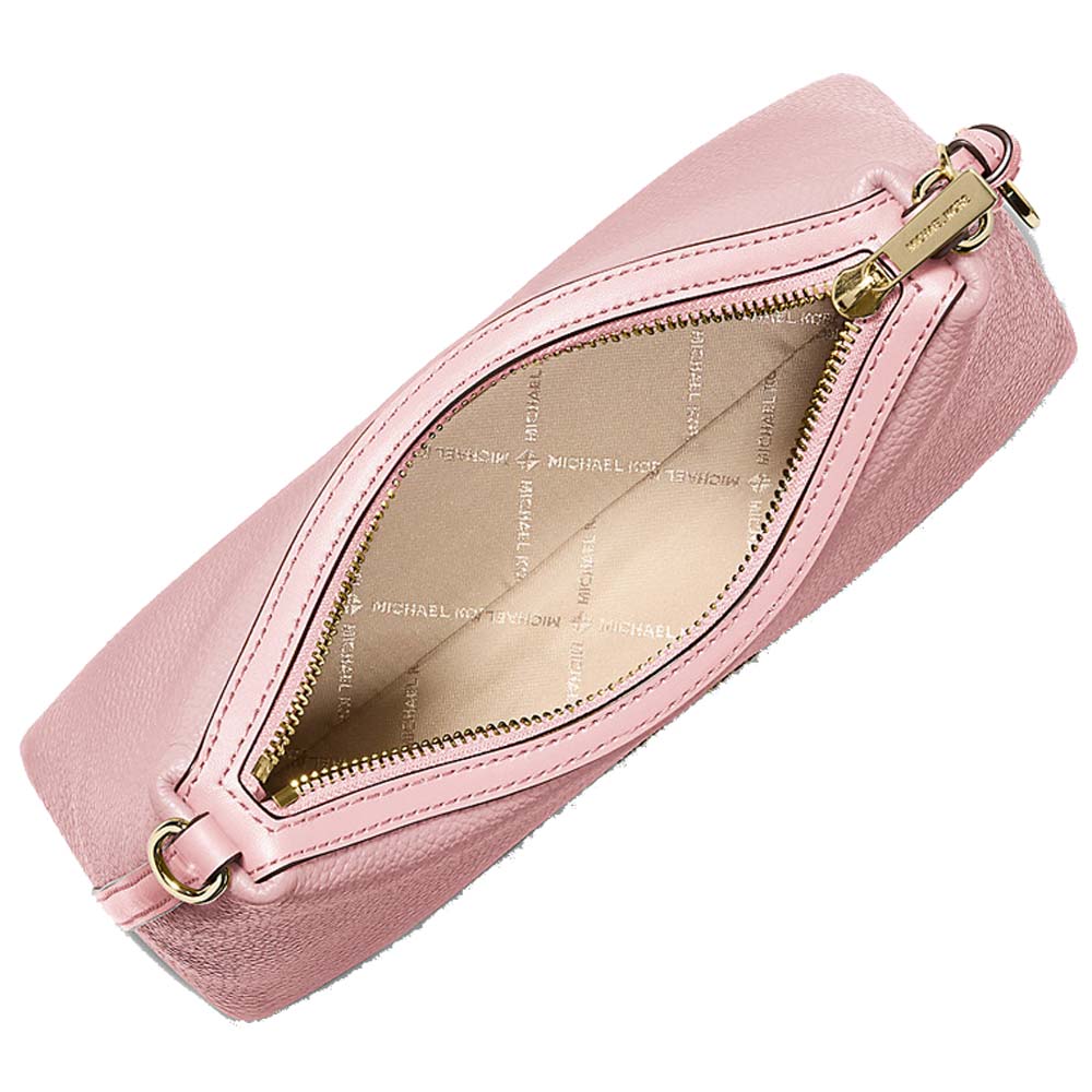 Michael Kors Sammy Small Pebbled Leather Convertible Crossbody Bag Powder Blush Blush Pink # 35T6G8SC5L