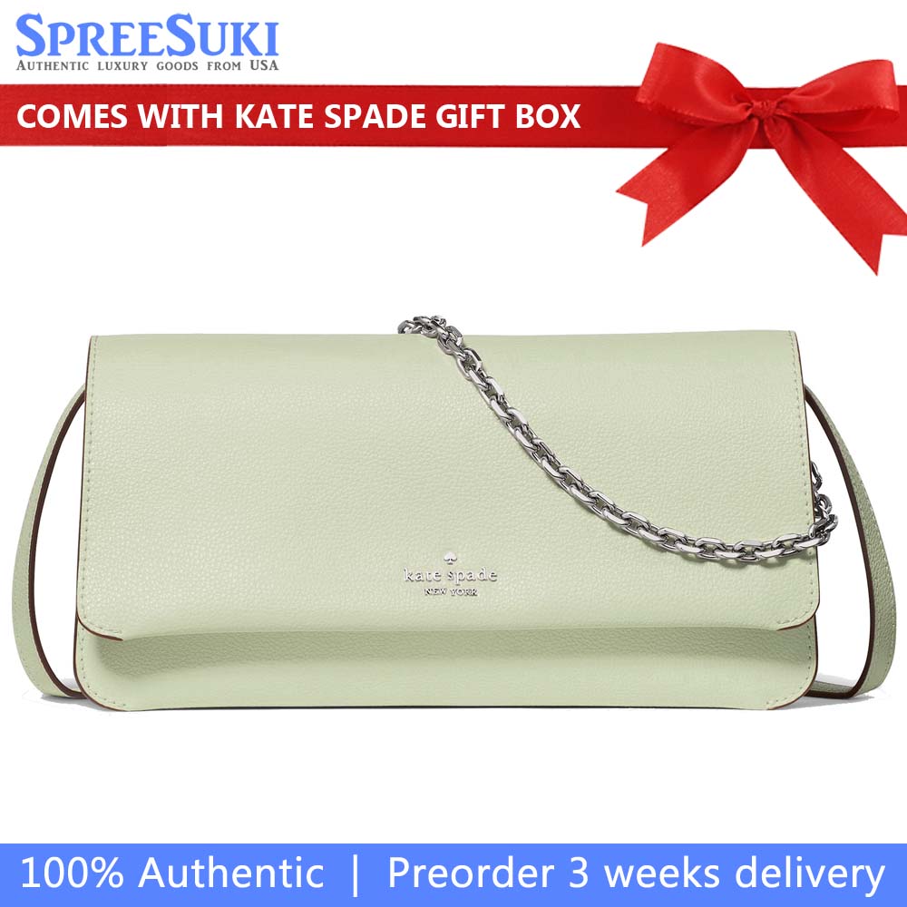 Kate Spade Ivy Crossbody Bag Lime Frosting Light green # KO455