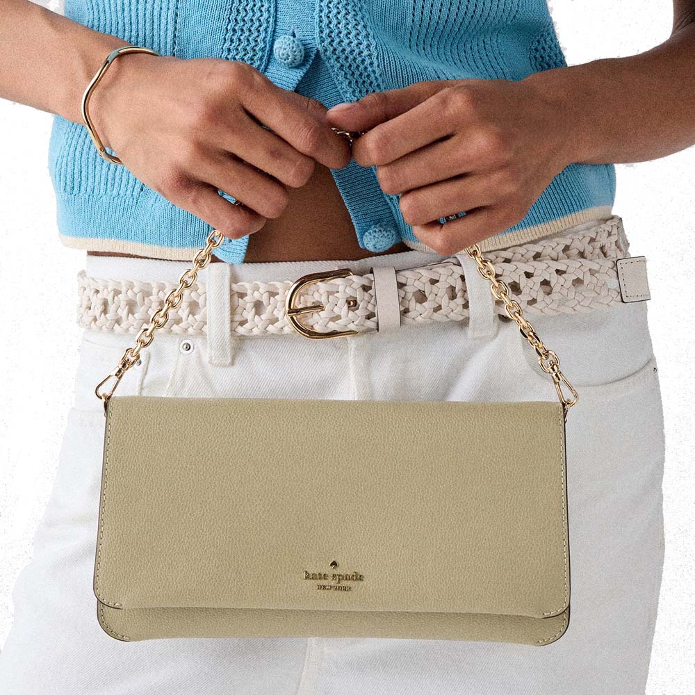 Kate Spade Ivy Crossbody Bag Elm Khaki # KO455