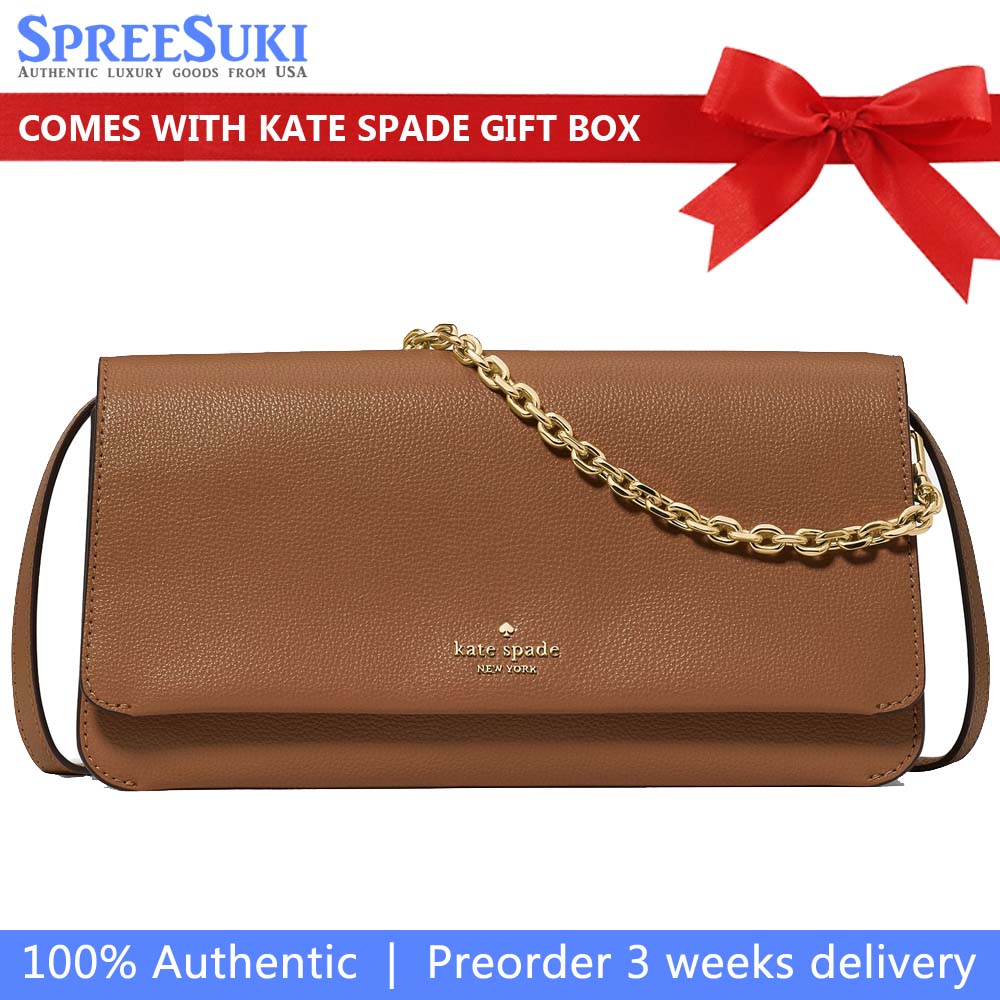 Kate Spade Ivy Crossbody Bag Tuscan Brown # KO455