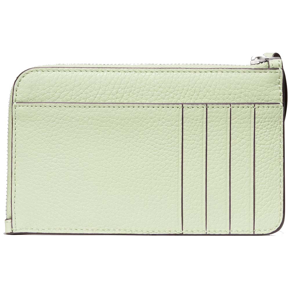Kate Spade Lucy Small Card Holder Wristlet Lime Frosting Green # KM461