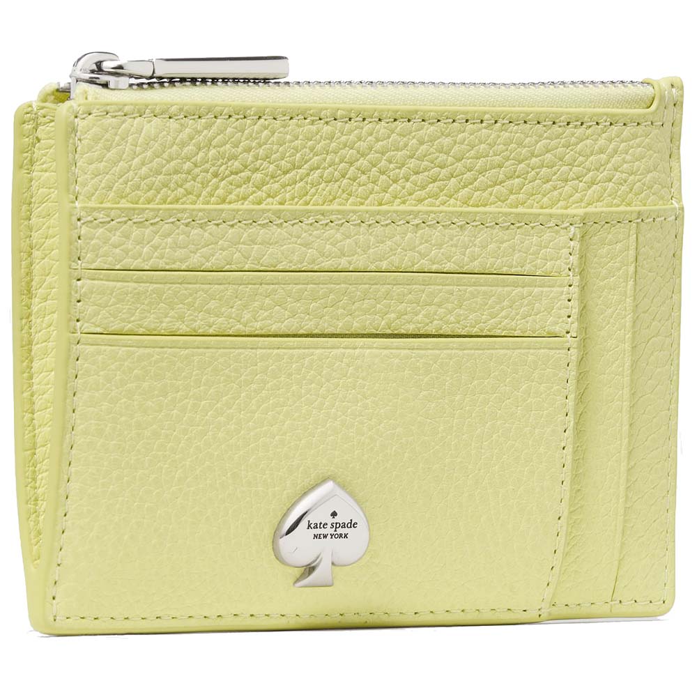 Kate Spade Kaya Large Slim Cardholder Tennis Ball Light green # KL837