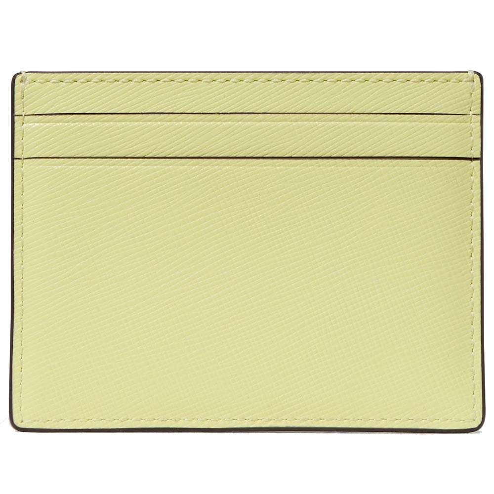 Kate Spade Small Slim Card Holder Tennis Ball Light green # KN760