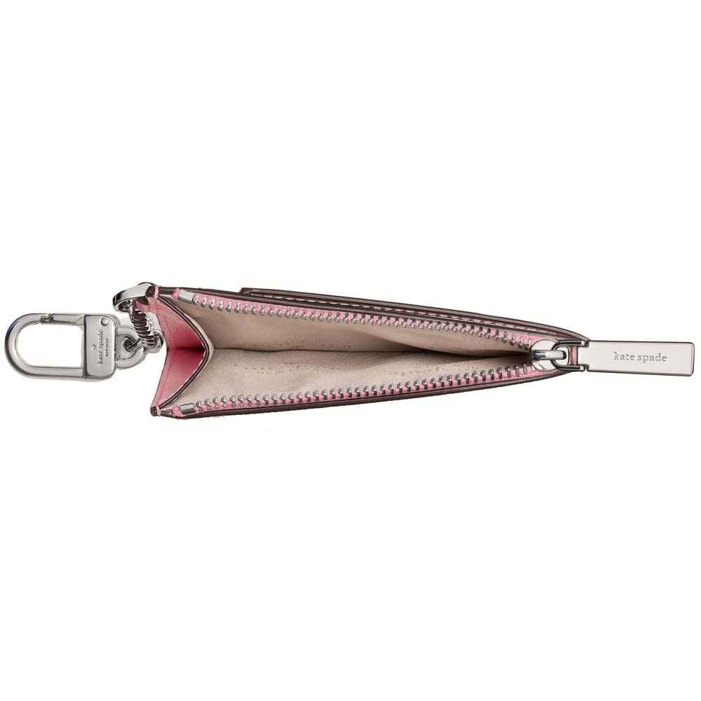 Kate Spade Key Ring Card Holder Grapefruit Soda Pink # KN771