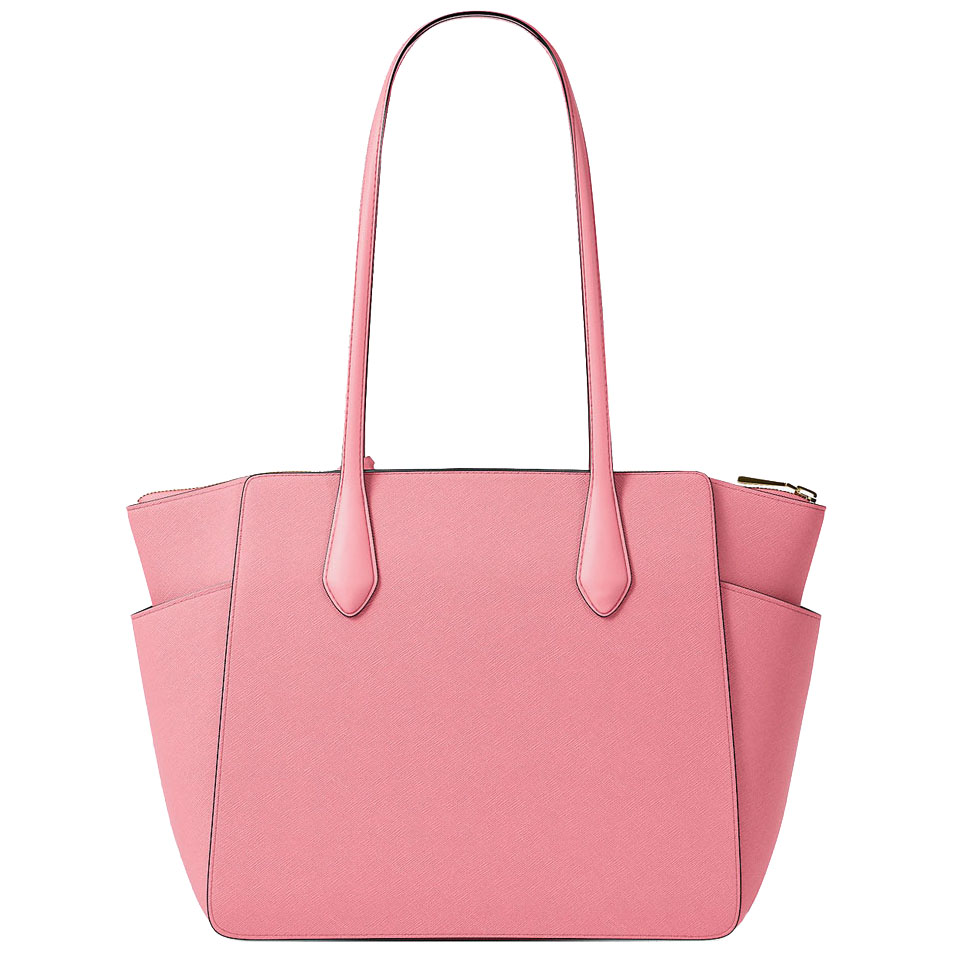 Michael Kors Marilyn Medium Saffiano Leather Tote Bag Carnation Pink # 35F5G6AT2L
