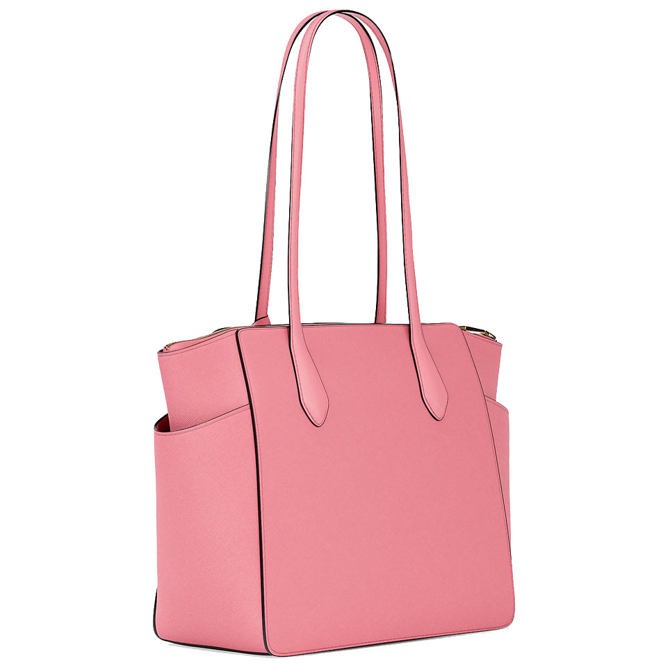 Michael Kors Marilyn Medium Saffiano Leather Tote Bag Carnation Pink # 35F5G6AT2L