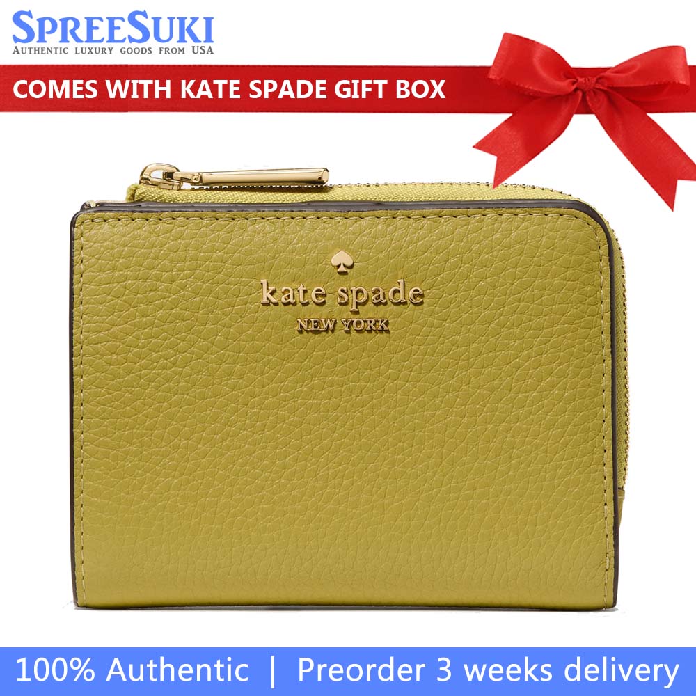 Kate Spade Small L-Zip Wallet Star Fruit Yellow # KN766