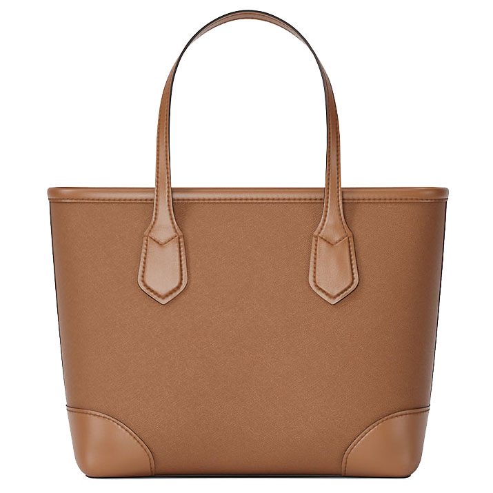 Michael Kors Eva Extra-Small Leather Convertible Tote Bag Luggage Brown # 35S6GV0T0L