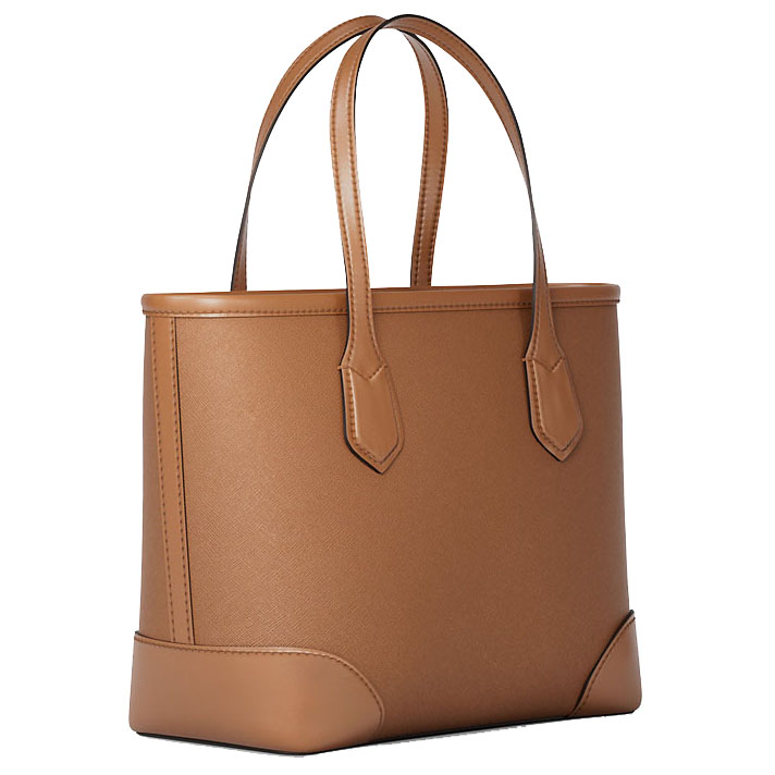 Michael Kors Eva Extra-Small Leather Convertible Tote Bag Luggage Brown # 35S6GV0T0L