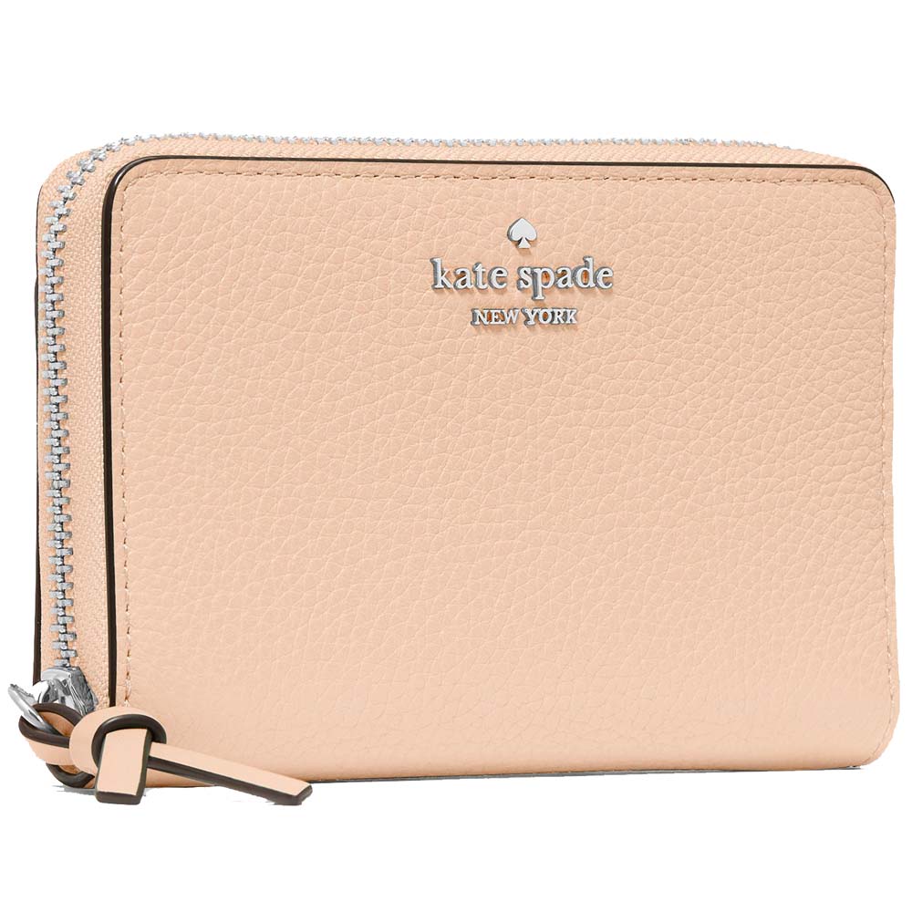 Kate Spade Knott Medium Wallet Crisp Peach Beige # KN730