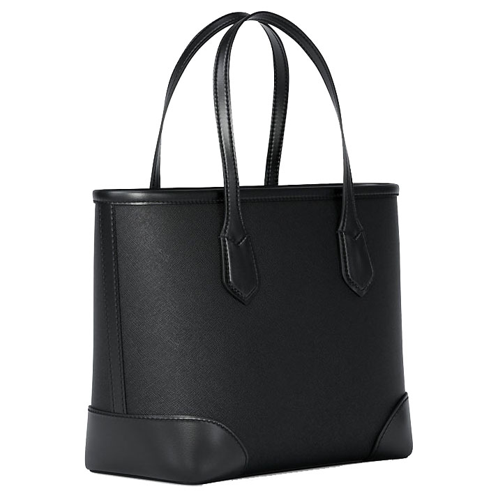 Michael Kors Eva Extra-Small Saffiano Leather Convertible Tote Bag Black # 35S6SV0T0L