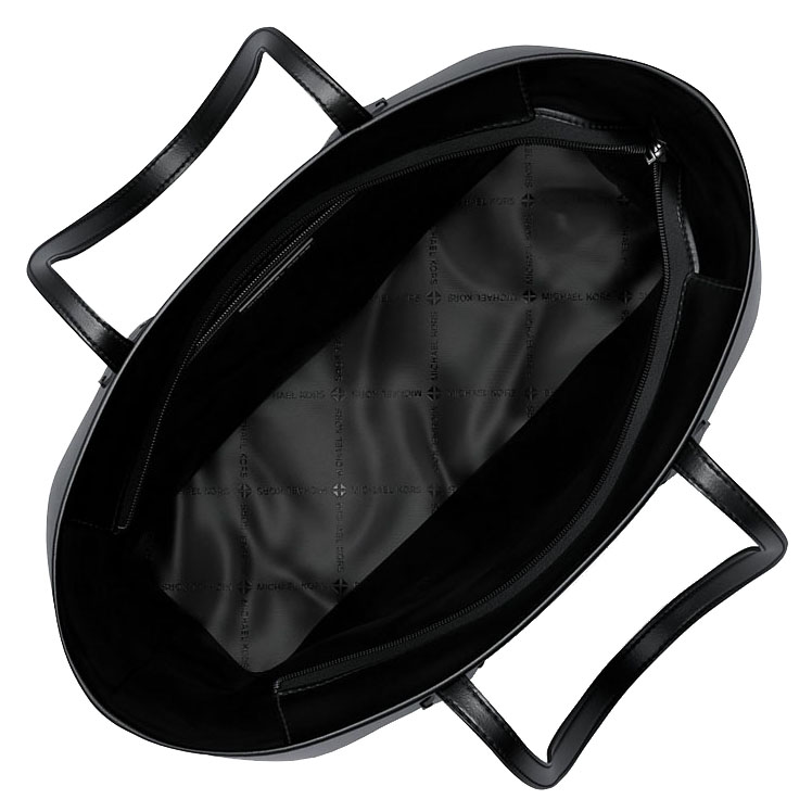 Michael Kors Eva Large Saffiano Leather Tote Bag Black # 35S6SV0T3L