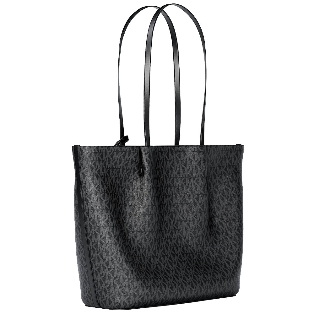 Michael Kors Carson Large Signature Logo Tote Bag Black # 35R6S2ZT7B