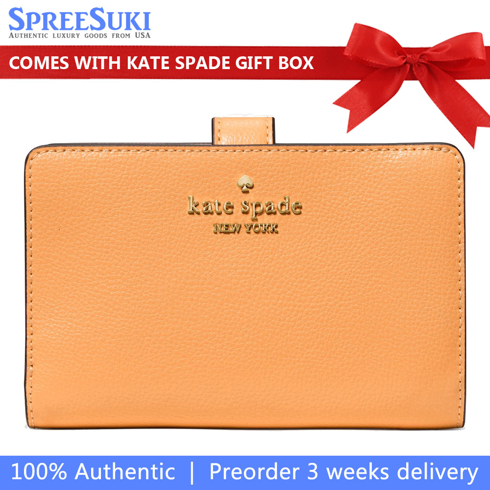 Kate Spade Medium Bifold Wallet Desert Sunset Orange # KN751
