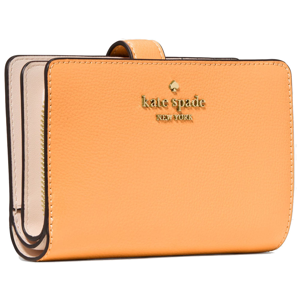 Kate Spade Medium Bifold Wallet Desert Sunset Orange # KN751